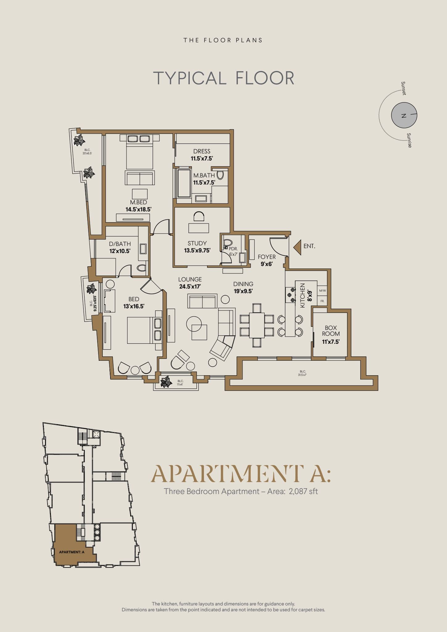 Apartment A floor plan preview