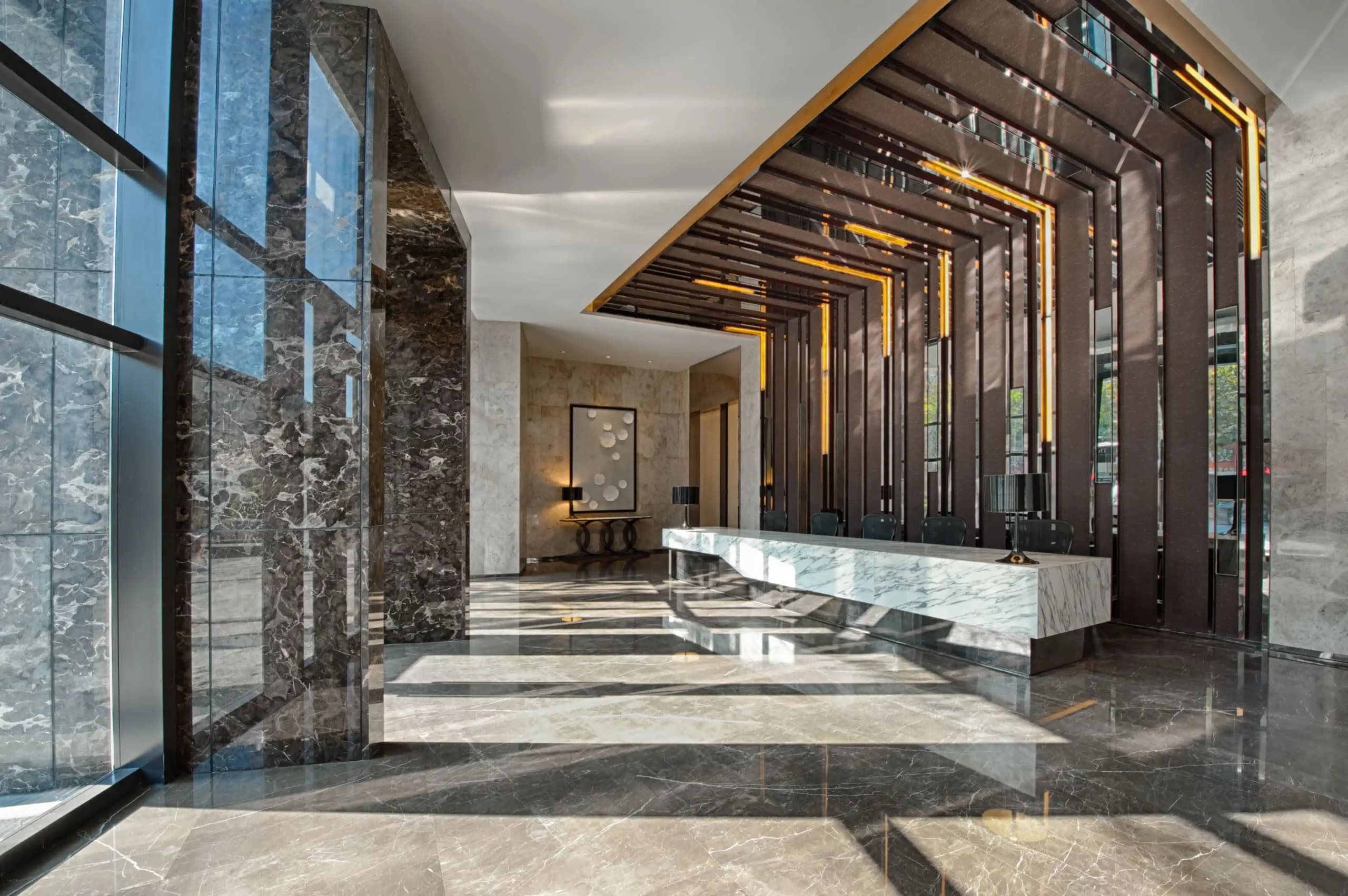 The Avenair arrival lobby